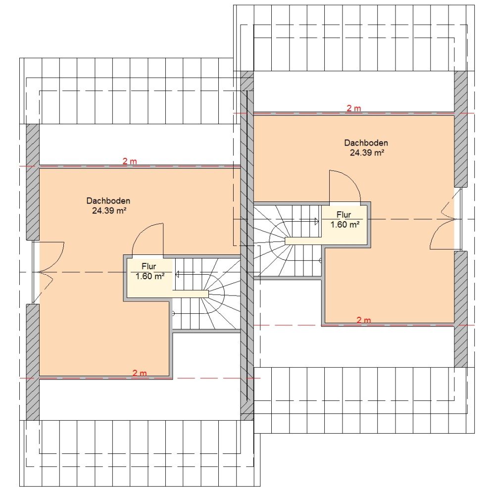 Doppelhaus-Hausbau mit Zahnabau - BAU UND AUSBAU GmbH in Zahna-Elster in der Region Lutherstadt Wittenberg