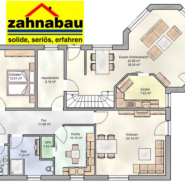 Mehrgenerationenhaus-Hausbau mit Zahnabau - BAU UND AUSBAU GmbH in Zahna-Elster in der Region Lutherstadt Wittenberg