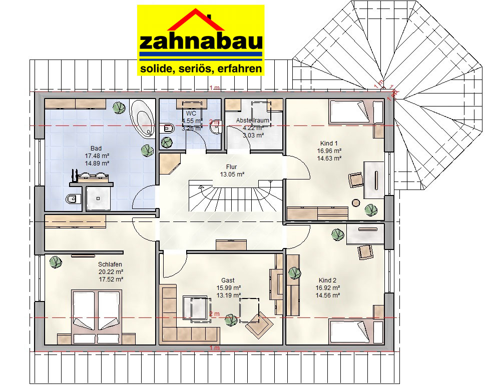 Mehrgenerationenhaus-Hausbau mit Zahnabau - BAU UND AUSBAU GmbH in Zahna-Elster in der Region Lutherstadt Wittenberg