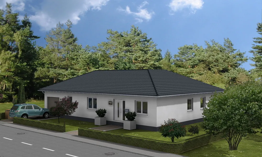 Winkelbungalow Zellendorf mit Garage